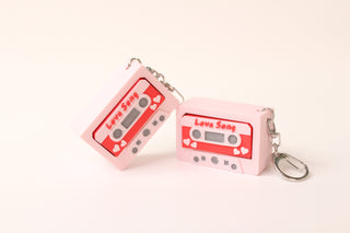 Love Song Cassette Clicky Fidget Keychain 3D Prints 3D Prints by Anthony