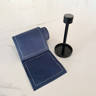 Black Matte Cocktail Napkin Stand Toasting With Tara