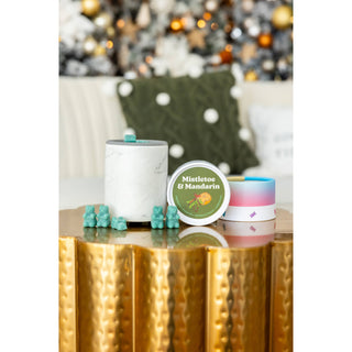 Mistletoe & Mandarin Wax Melts Eco Tin (4 oz)  Happy Wax   