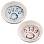 Pet Bowl | Gift Set Watercolor Paws Speckle and Spot by Ore’ Originals