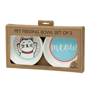 Pet Bowl | Gift Set Lucky Cat Speckle and Spot by Ore’ Originals