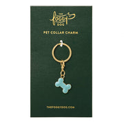 Blue Bone Collar Charm The Foggy Dog