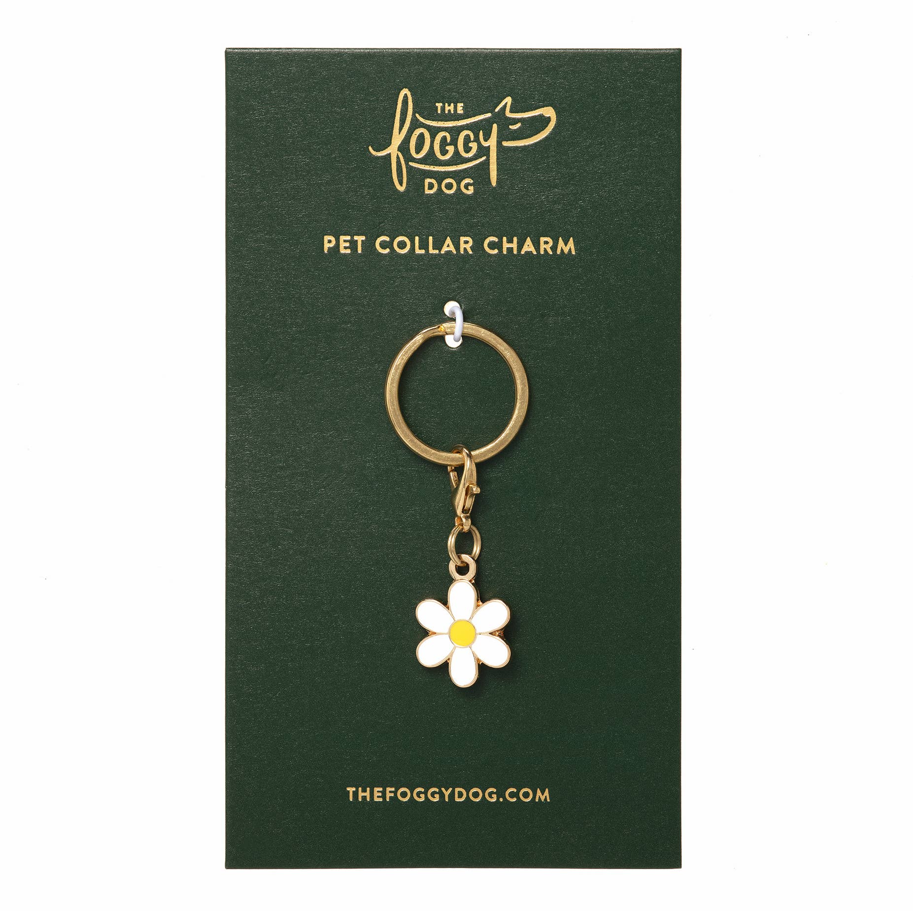 Daisy Collar Charm The Foggy Dog