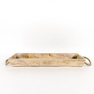 Mango Wood Nested Trays Set Of 2 Adams Everyday Adams & Co.   
