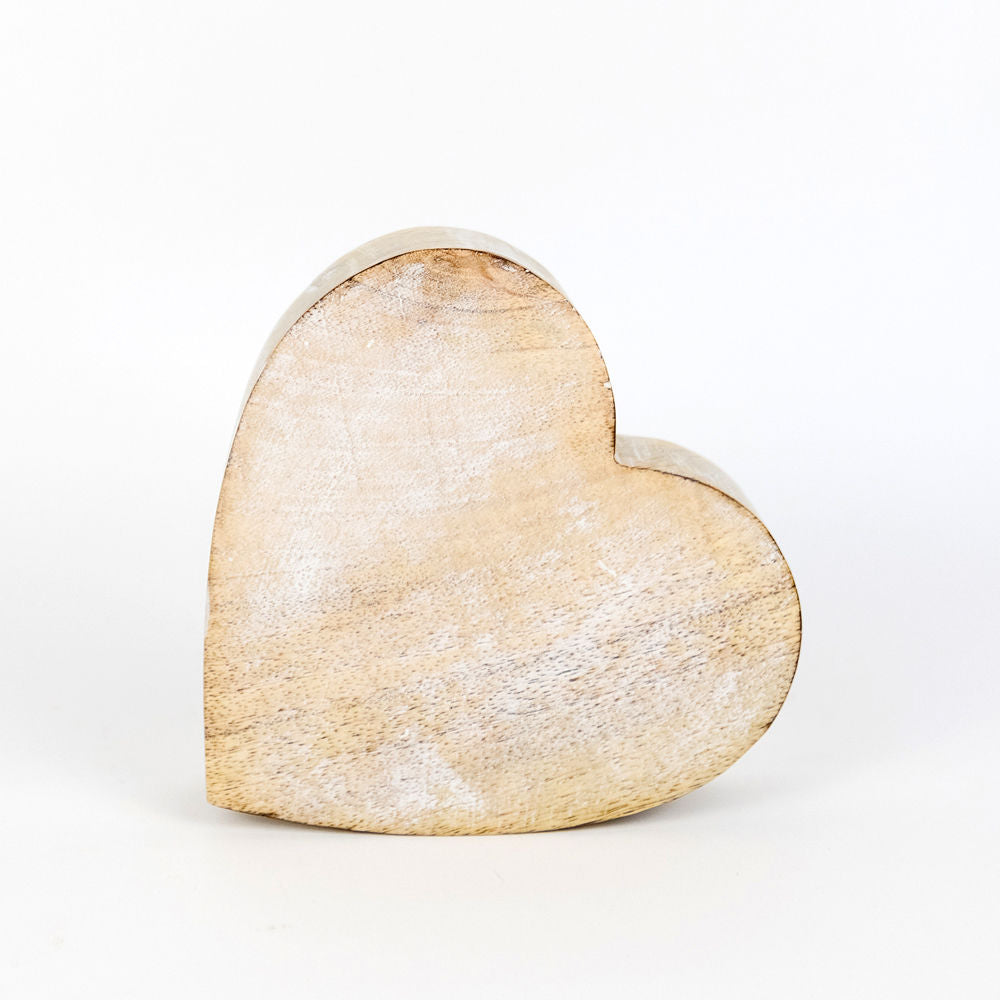 Mango Wood Shape - Heart Adams Everyday Adams & Co.   