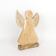 Mango Wood Cutout On Stand - Angel Adams Christmas Adams & Co.   