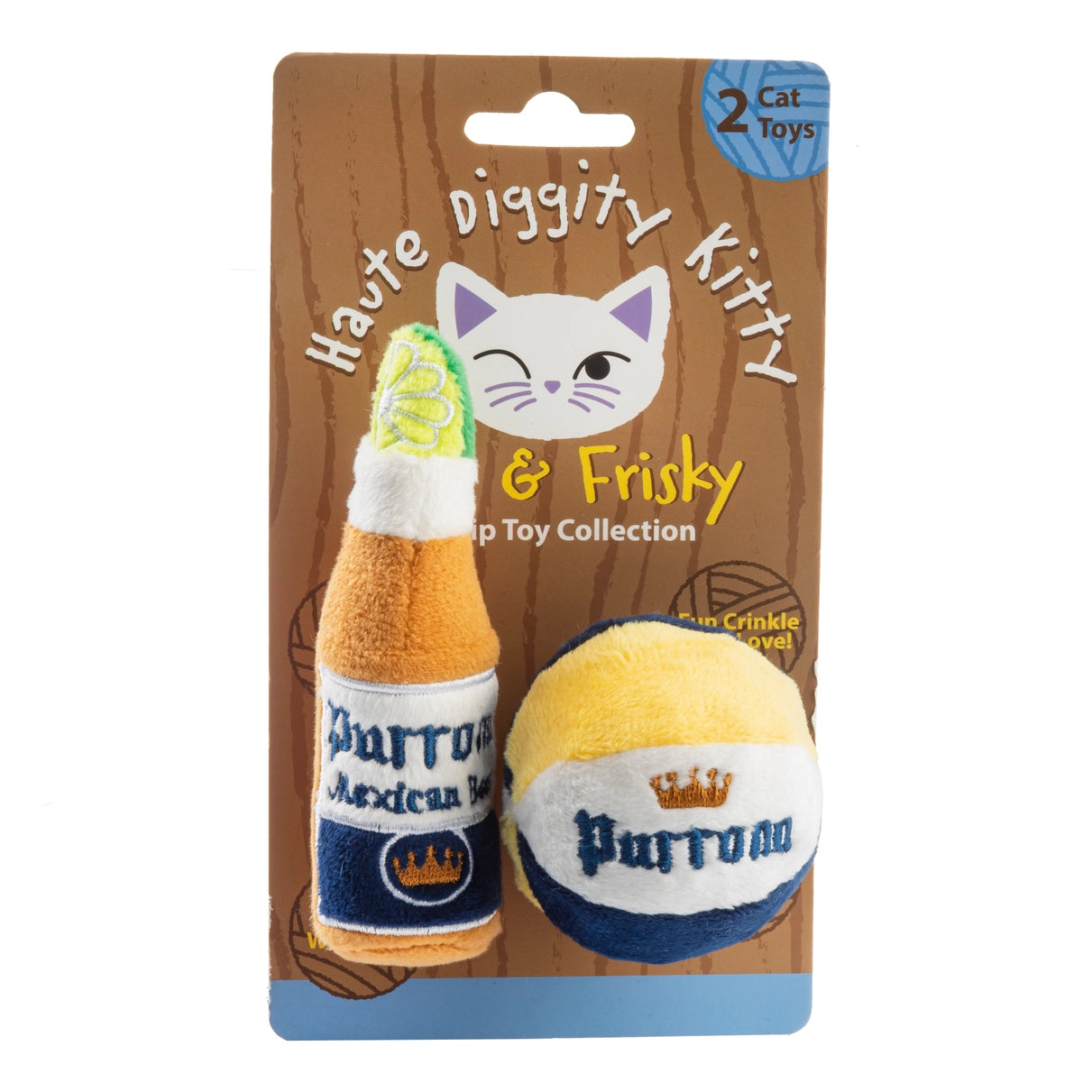 Purrona (Bottle & Ball) Organic Catnip Toys  Haute Diggity Dog   