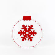 Reversible Wood Shape - Snowflake Ornament Adams Christmas Adams & Co.   
