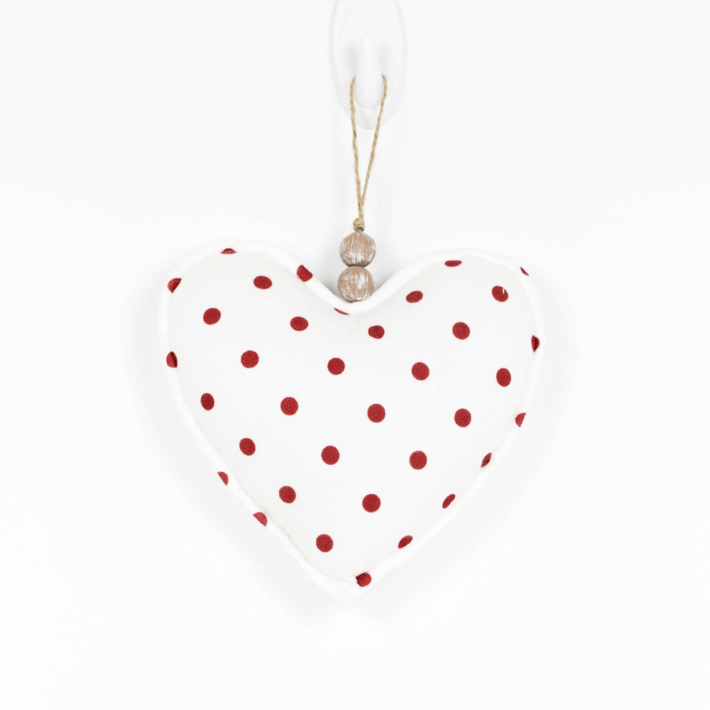 Reversible Puffy Ornament - Heart - White/Red Adams Valentines Adams & Co.   