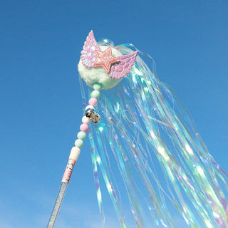 Moo - Tassel Wand Cat Toy Cheerhunting Blue