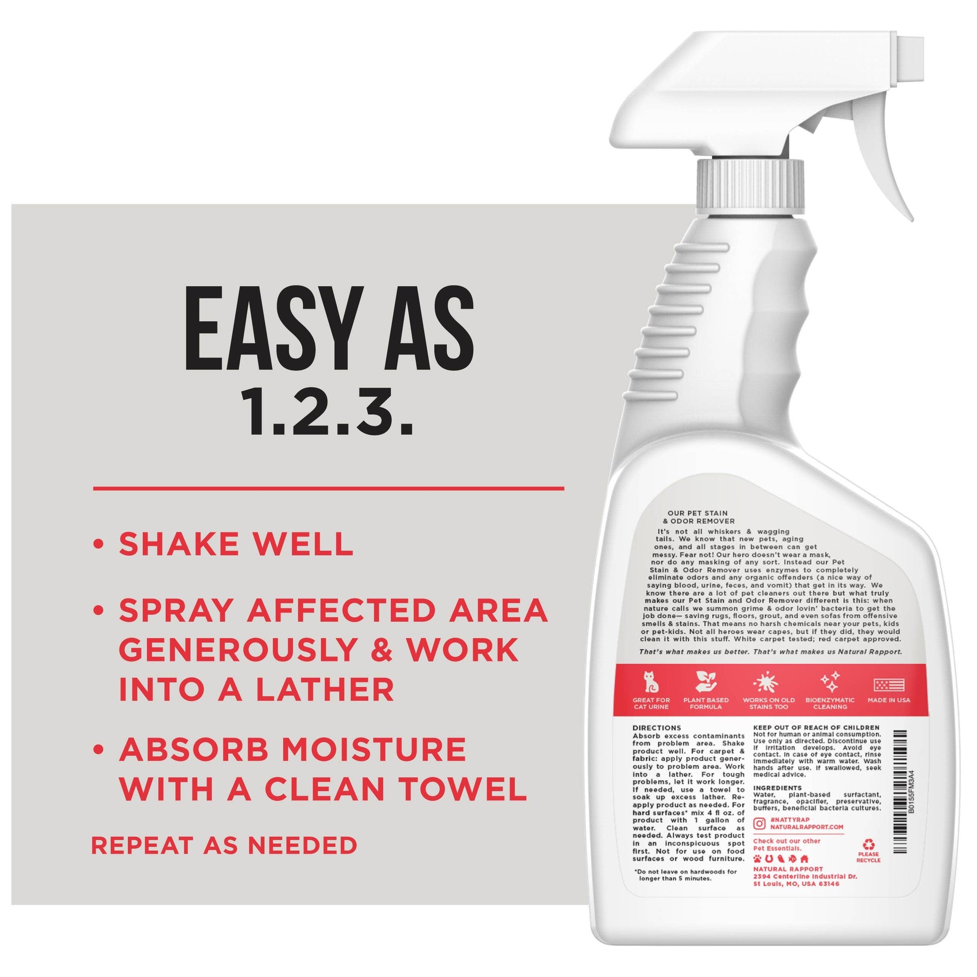 The Only Pet Stain & Odor Remover You Need Natural Rapport