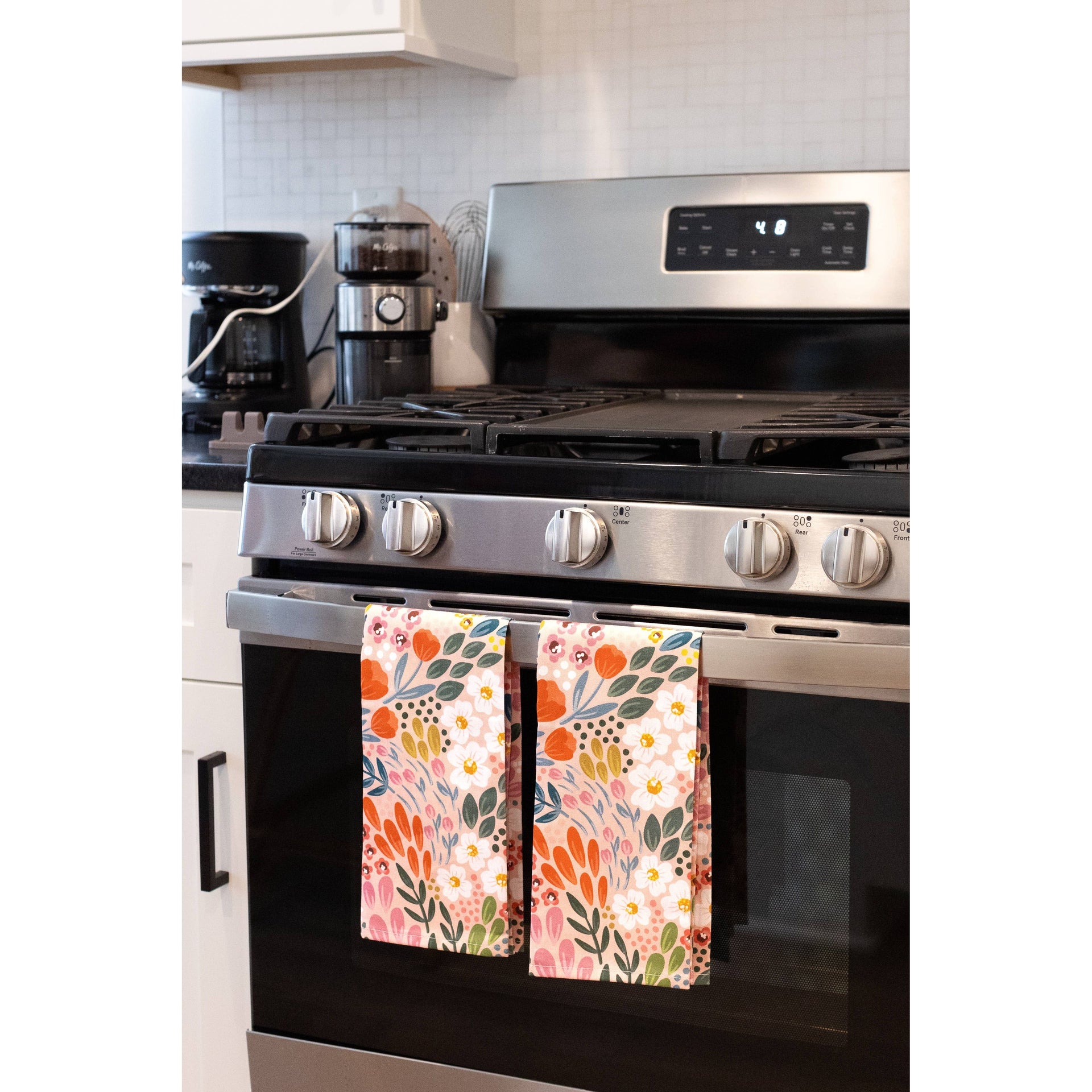 Pack of 2 Summer Meadows Tea Towels Elyse Breanne Design
