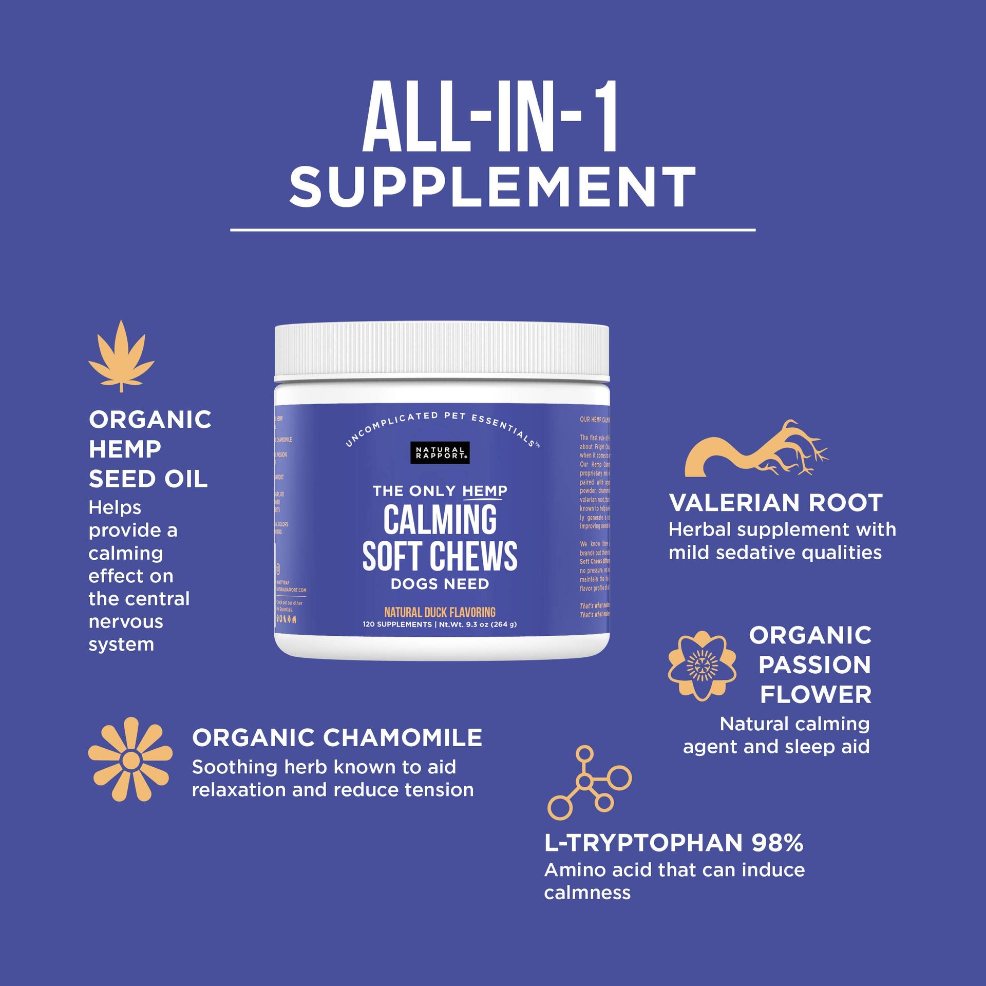 The Only Hemp Calming Soft Chews Dogs Need Natural Rapport