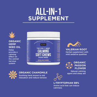 The Only Hemp Calming Soft Chews Dogs Need Natural Rapport
