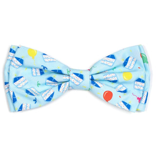 Birthday Boy Bow Tie The Worthy Dog Blue Small