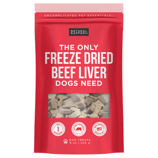 The Only Freeze Dried Beef Liver Dogs Need Natural Rapport