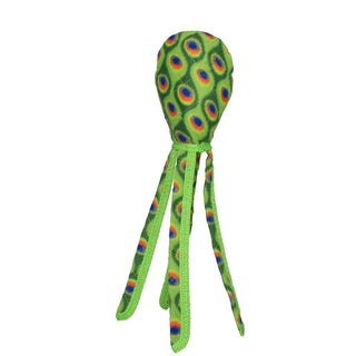 Tuffy Ocean Squid - Green, Durable, Tough, Squeaky Dog Toy Tuffy Dog Toys - VIP Products