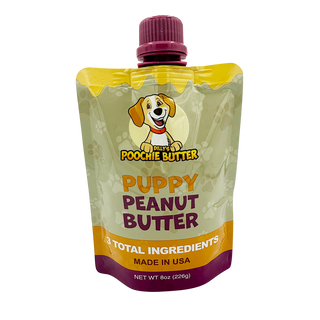 8oz Puppy Peanut Butter Squeeze Pack Poochie Butter