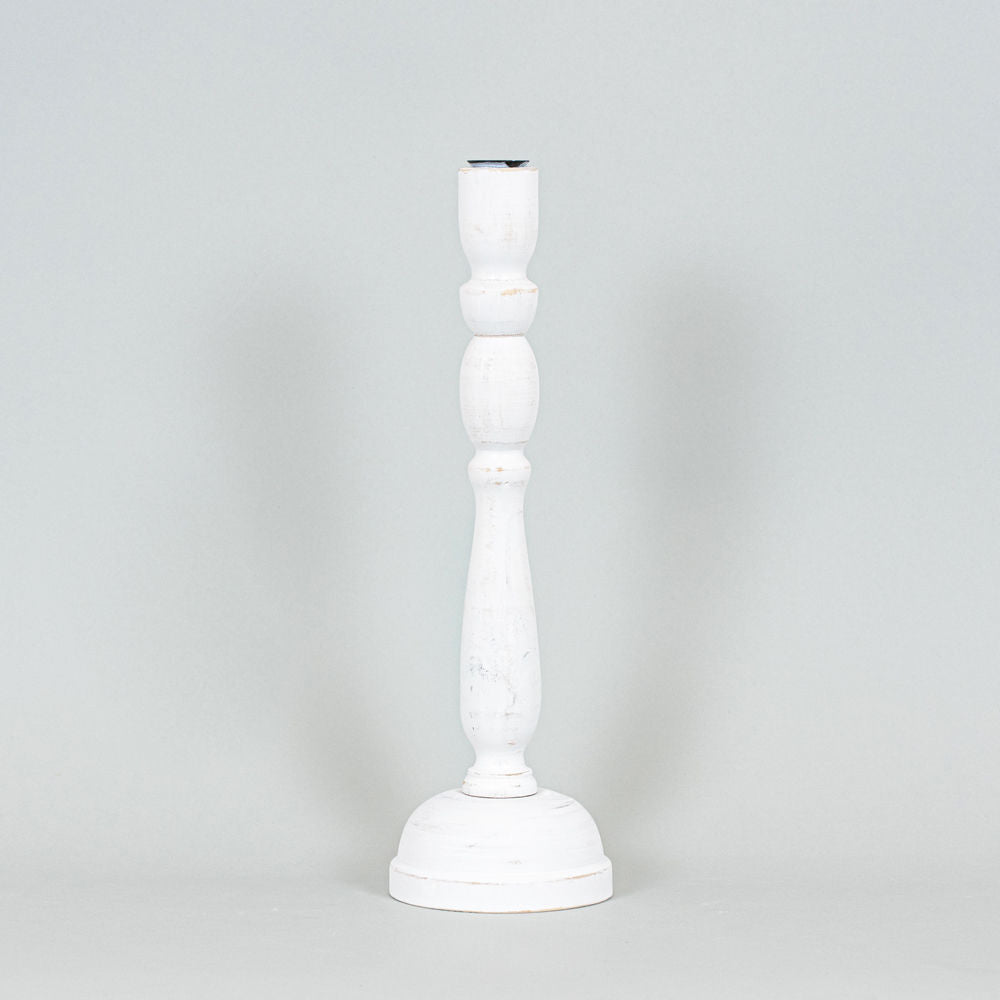 Wood Candle , White Adams Everyday Adams & Co.   