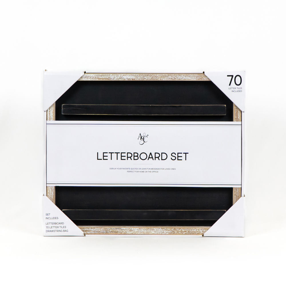 Letterboard Kit - Natural Brown Adams Ledgie Adams & Co.   