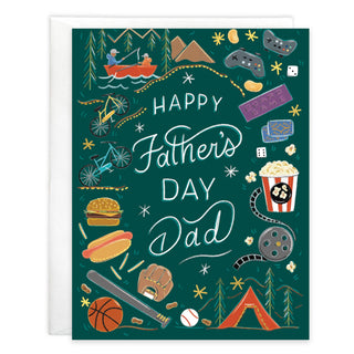 Father's Day Greeting Card - All things Dad GINA B DESIGNS
