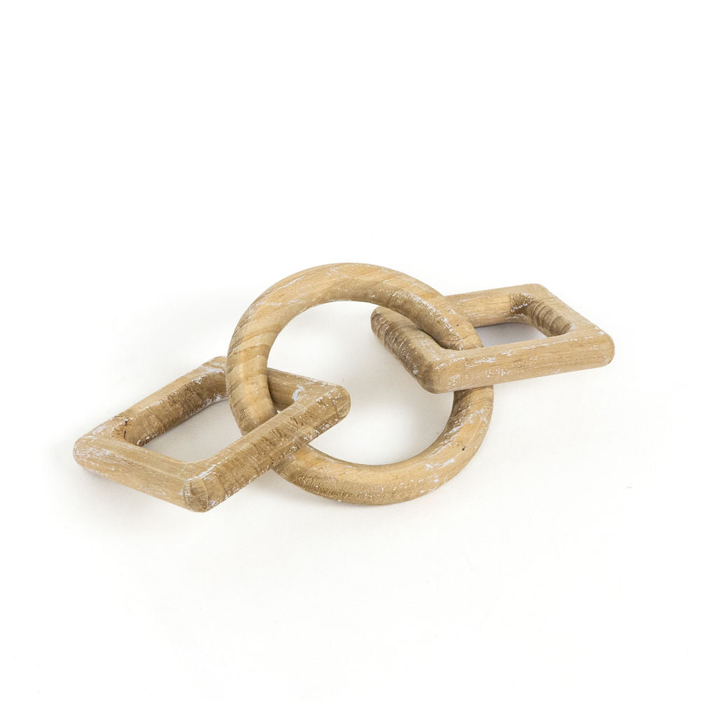 Wood Links (Square/Circle) Adams Everyday Adams & Co.   