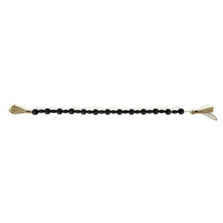 Wood Bead Garland W/ Tassels - Oval/Round Adams Halloween Adams & Co.   