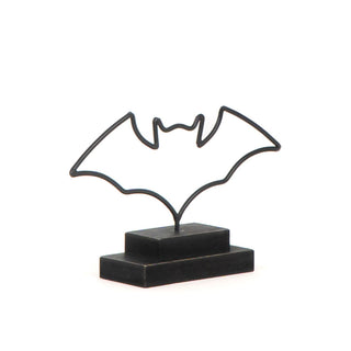 Metal Cutout On Stand - Black Bat - Small Adams Halloween Adams & Co.   