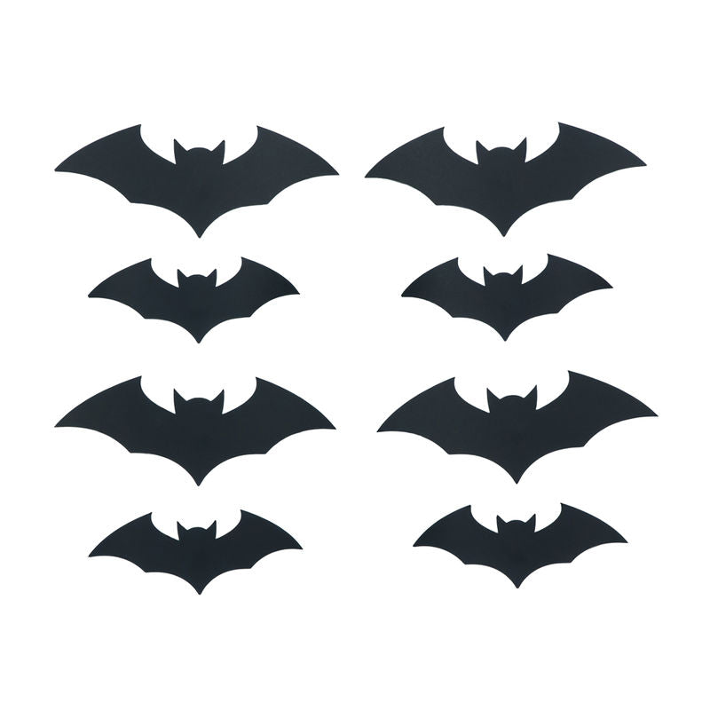 Black Paper Bats 16 Pcs +  Adams   