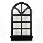 Wood Frame W/Shelf - Window Lg - Black Adams Everyday Adams & Co.   