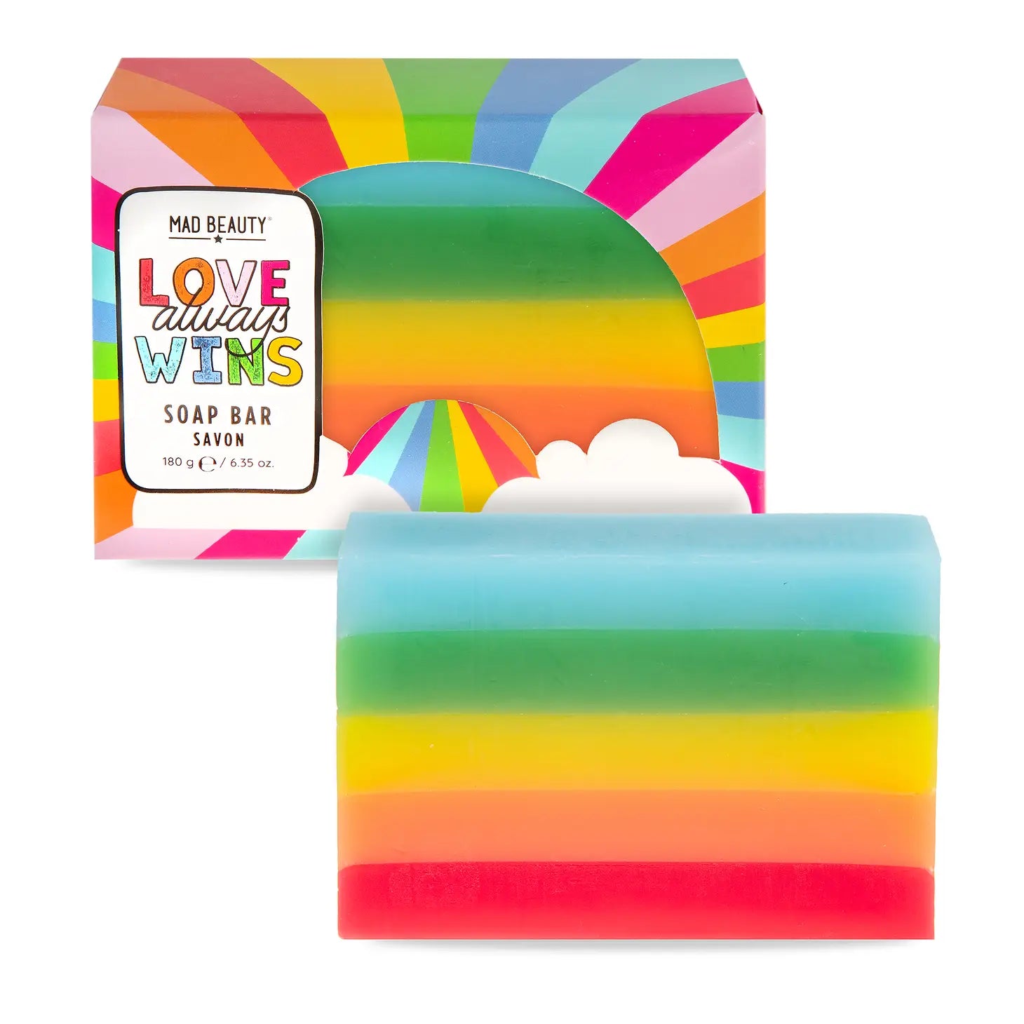 Bursting With Pride Rainbow Soap  Mad Beauty USA LLC   
