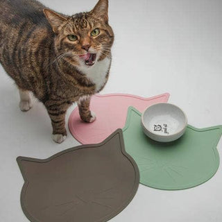 Silicone Placemat | Cat Head Jade Speckle and Spot by Ore’ Originals
