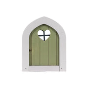 Wood Framed With Shelf (Fairy Door) Green/Gray Adams Everyday Adams & Co.   