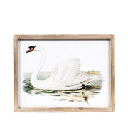 Reversible Wood Framed Sign (Sheep/Swan) Adams Easter/Spring Adams & Co.   