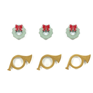 Ledgie Shapes S/6 (Wreath/Horn) Adams Ledgie Adams & Co.