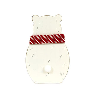 Chunky Wood Shape (Polar Bear) Adams Christmas Adams & Co.   