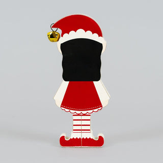 Chunky Wood Shape (Girl Elf)  V2 Adams Christmas Adams & Co.   
