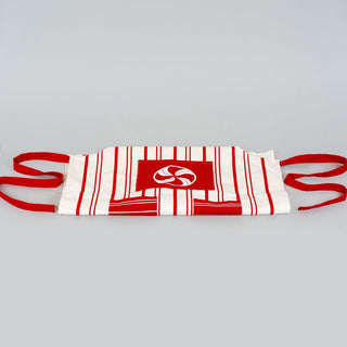Cotton Apron (Peppermint) Rd/Wh Adams Christmas Adams & Co.