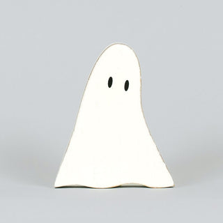 Chunky White Wood Ghost Adams Halloween Adams & Co.