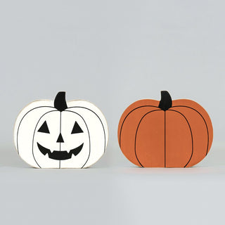 Chunky Wood Shape (Pumpkin) Adams Fall Adams & Co.