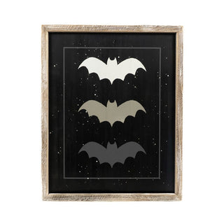 Reversible Wood Frame Sign (Bat/Pumpkin) Adams Halloween Adams & Co.