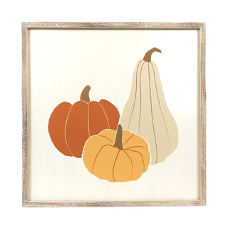 Reversible Wood Frame Sign (Web/Gourd) Adams Halloween Adams & Co.   