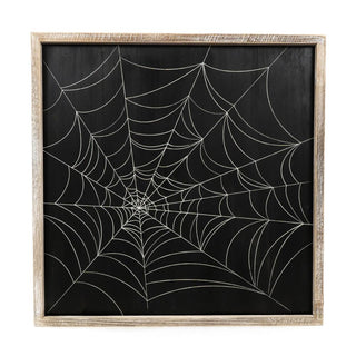 Reversible Wood Frame Sign (Web/Gourd) Adams Halloween Adams & Co.   