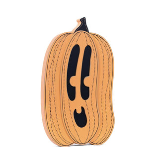 Chunky Wood Shape (Jackolantern) Orange Adams Halloween Adams & Co.
