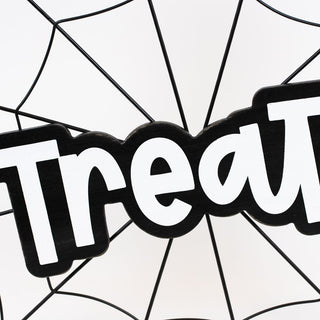 Wood Frame Sign (Treats) Adams Halloween Adams & Co.