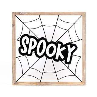 Wood Frame Sign (Spooky) + Badams