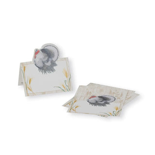 Homestead Turkey Taupe - Place Card Caspari