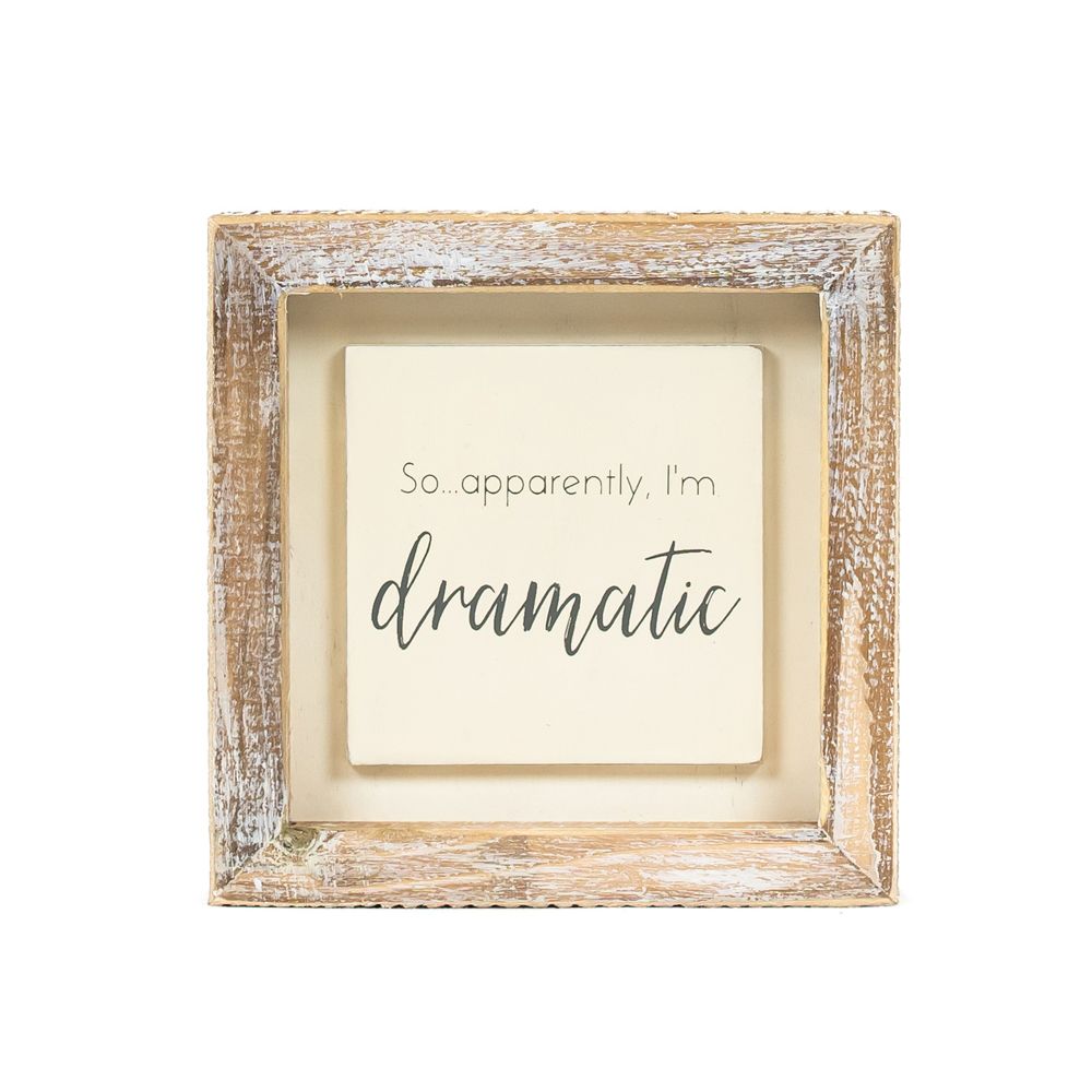 Wood Frame Sign (Dramatic) – Opal and Olive