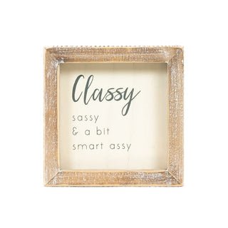 Wood Frame Sign (Classy) Adams Everyday Adams & Co.   