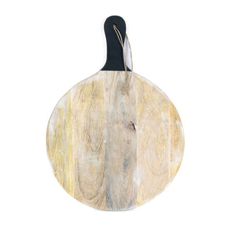 Mango Chopping Board W/ Handle - Round Adams Everyday Adams & Co.